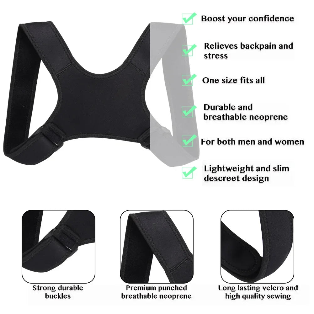 Eelhoe Posture Corrector Back Brace Clavicle Shoulder