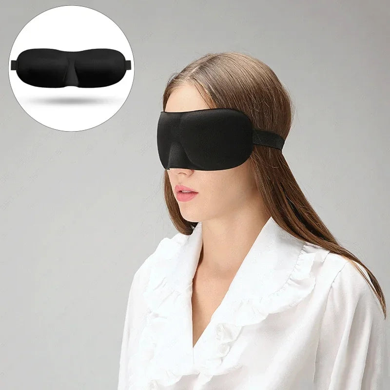 3D Sleep Mask Light Blocking Eye Shade For Travel Comfort