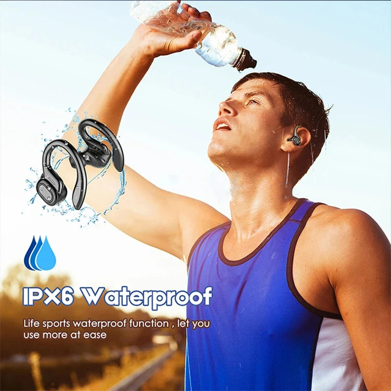 SHUKE Bluetooth Earbuds Wireless Earphones Earhook Headset With Mic