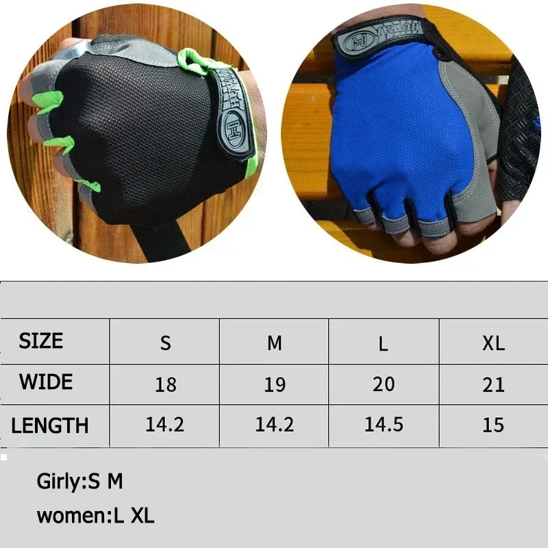 Breathable Fingerless Gym Gloves For Training And Cycling