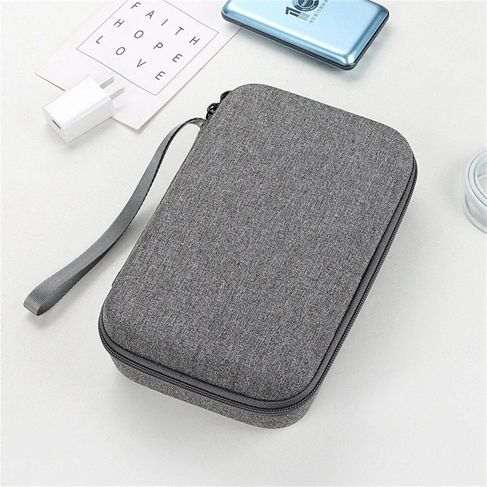 Large Capacity Travel Electronics Organizer Cable Bag