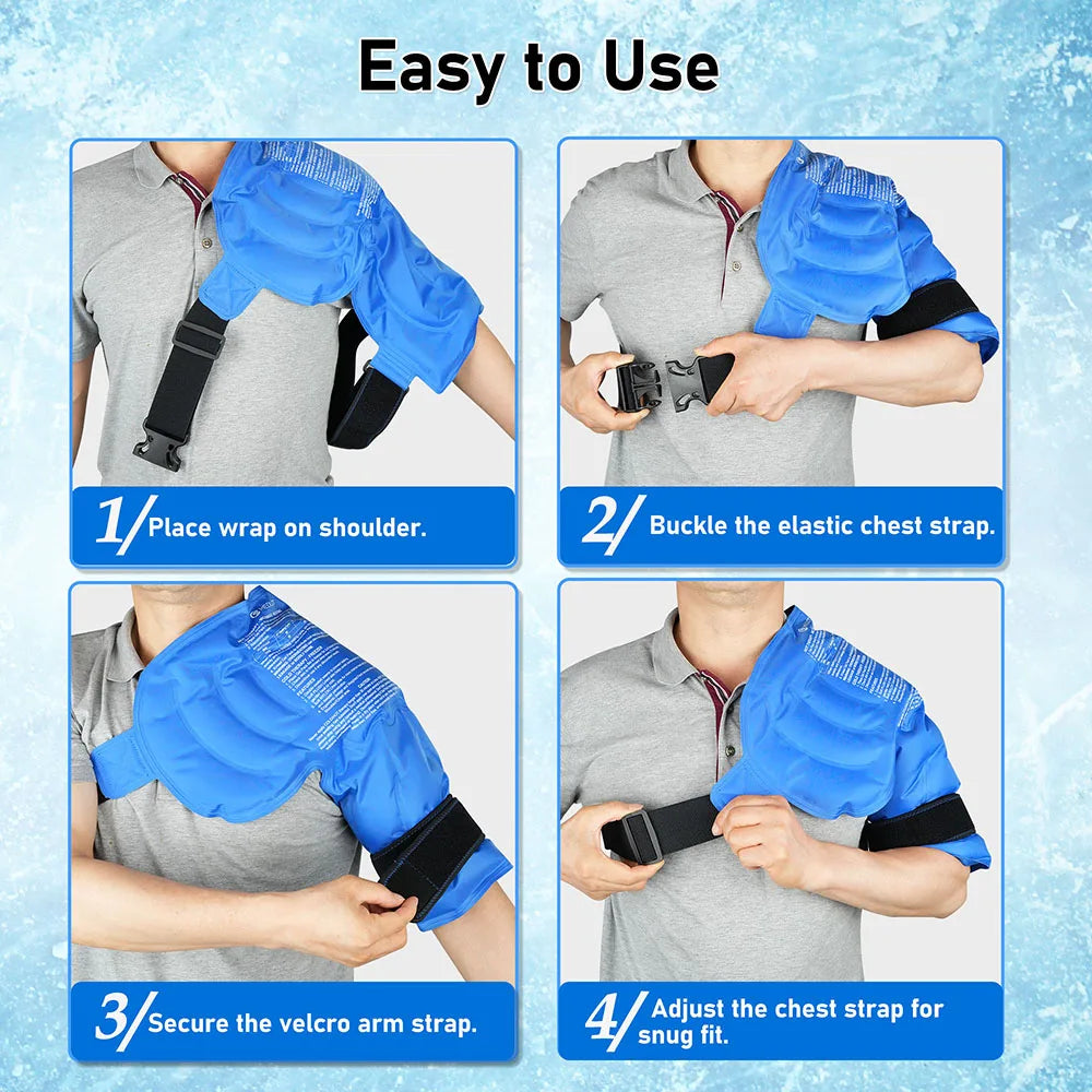 Hign-concerned Shoulder Ice Pack Wrap For Hot Cold Therapy