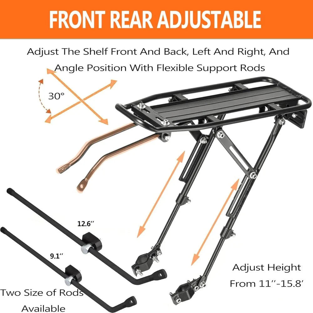 Hign Concerned Rear Bike Rack Universal Touring Carrier