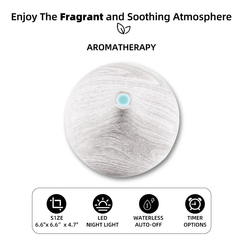 Miflame UltraQuiet 7in1 Smart Home Aroma Diffuser Humidifier Purifier NightLight