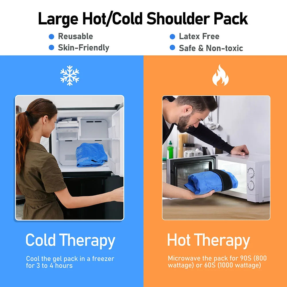 Hign-concerned Shoulder Ice Pack Wrap For Hot Cold Therapy