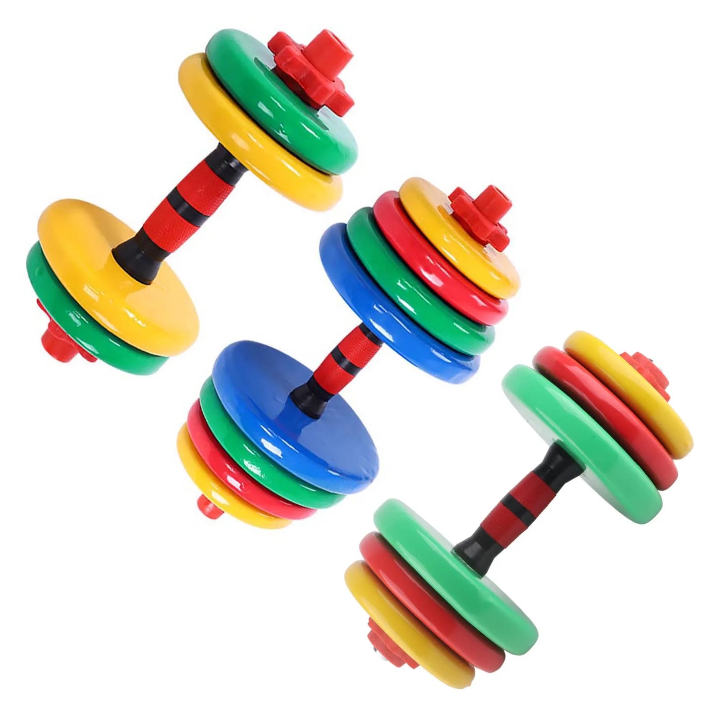 Colorful Removable Non Slip Grip Dumbbell Home Gym