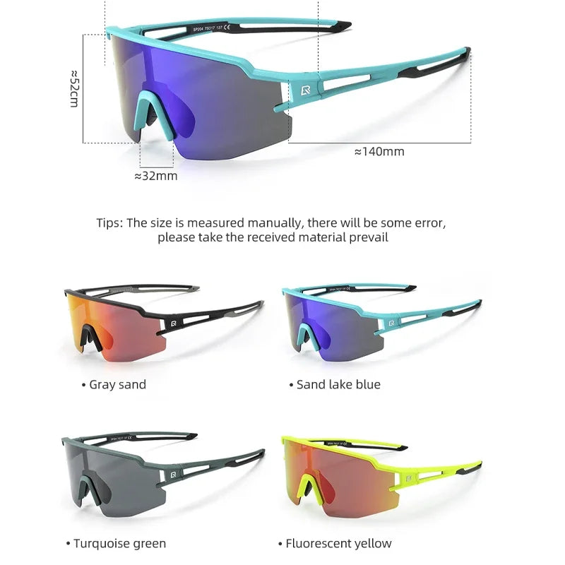 ROCKBROS Bike Glasses UV400 Cycling Eyewear Fishing Hiking Outdoor Sunglasses Polarized Cycling Glasses MTB Road Bicycle Goggles
