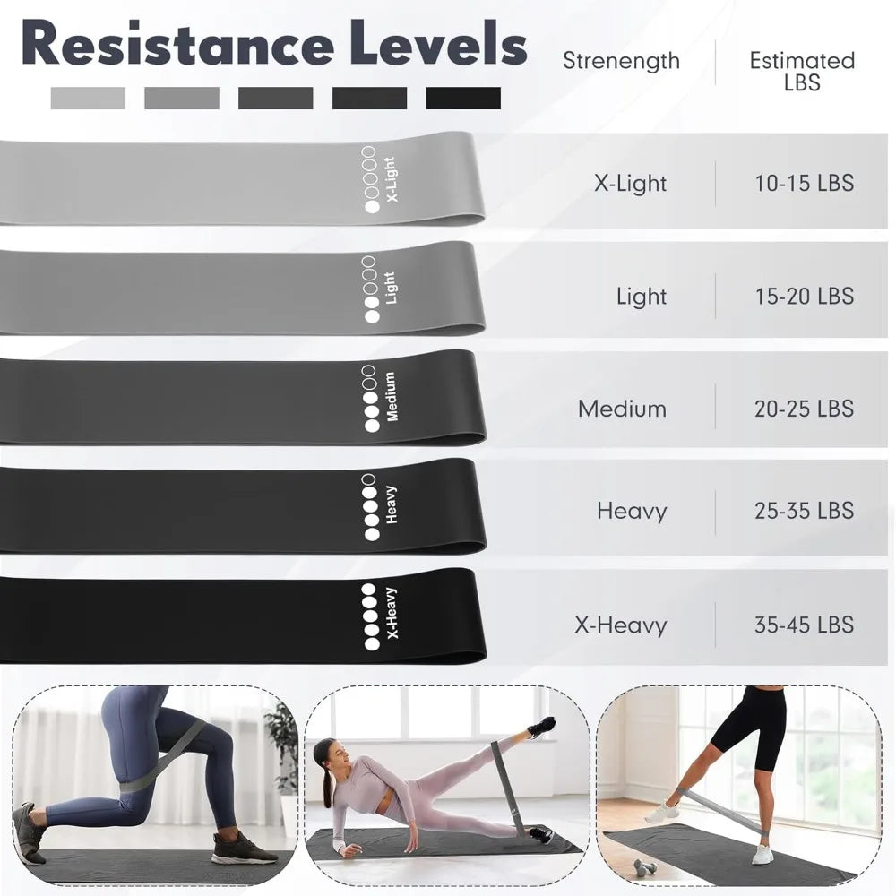 14 Piece Yoga Kit for Home Workouts with Resistance Bands