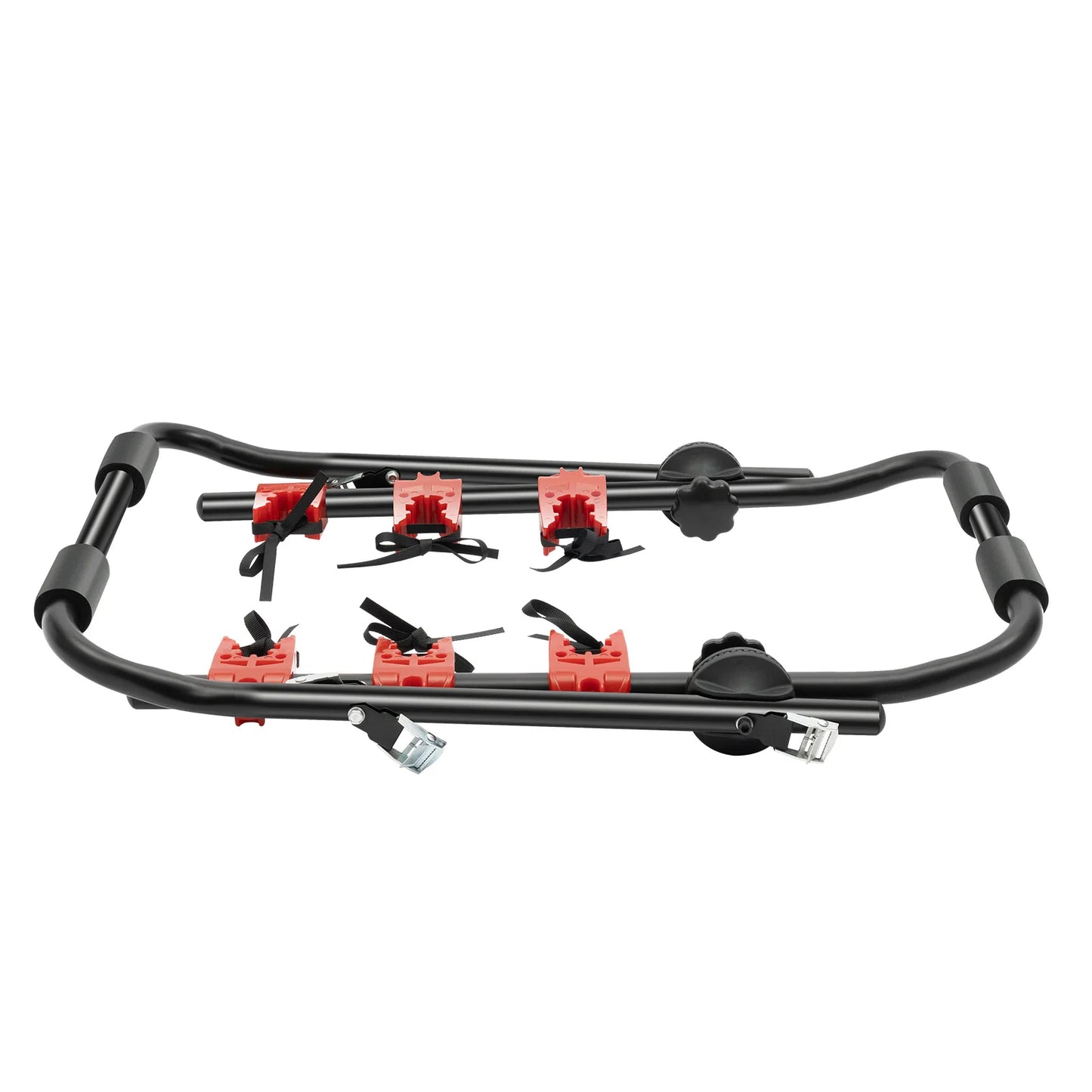 Foldable Car Trunk Bike Rack Carrier For 3 Bikes Fits Most Vehicles