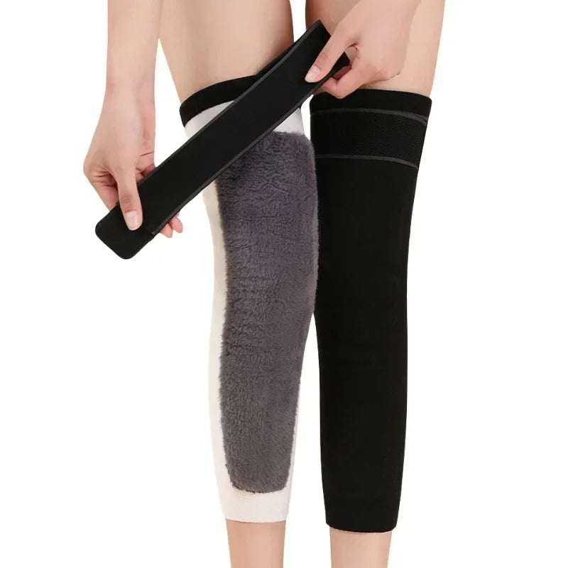 Eelhoe Cotton Plush Leg Warmers Knee Arthritis Knee Braces