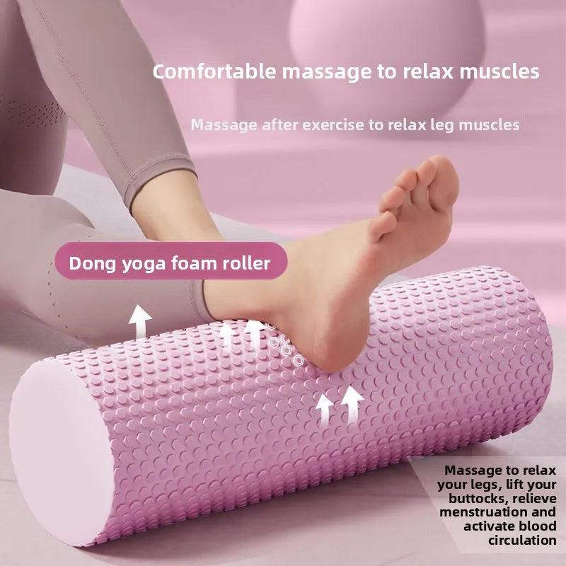 XMSJH EVA High Density Yoga Foam Roller For Pilates And Muscle Massage And Fitness