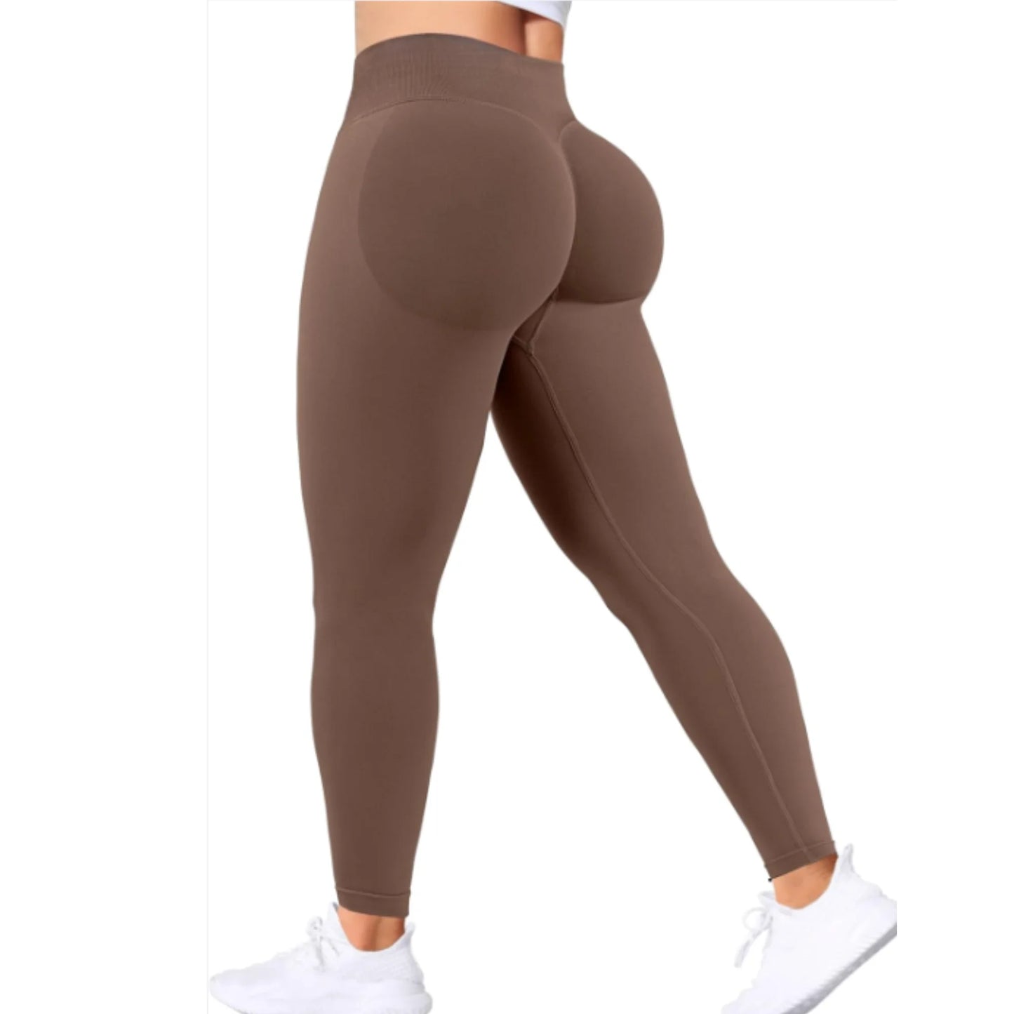Seamless Women Yoga Pants Three Section Waist Hip Lifting