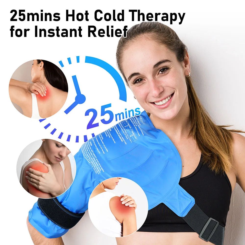 Hign-concerned Shoulder Ice Pack Wrap For Hot Cold Therapy