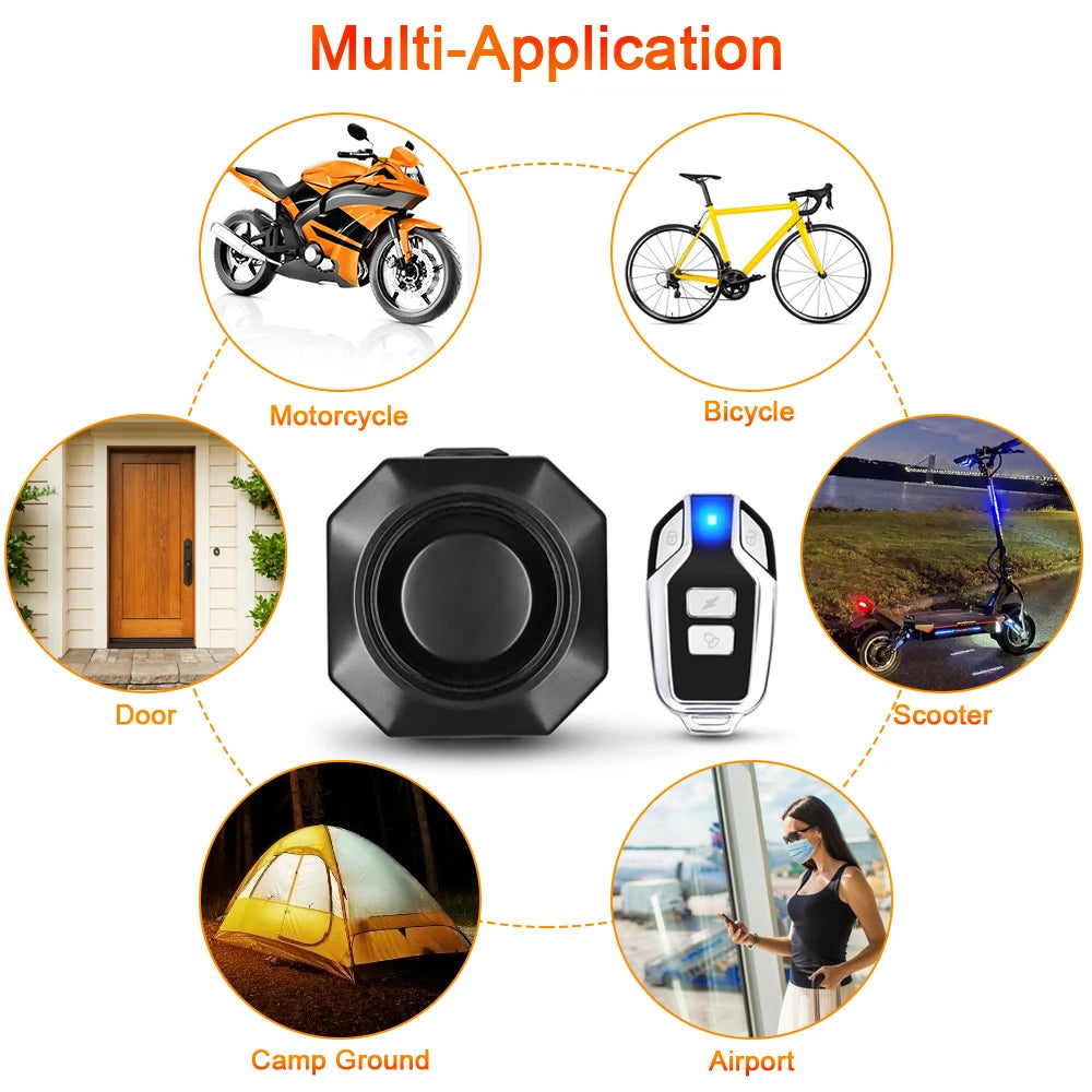 Elecpow Bicycle Alarm Wireless Waterproof Anti Theft
