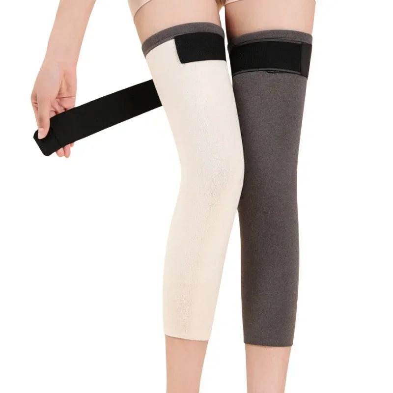 Eelhoe Cotton Plush Leg Warmers Knee Arthritis Knee Braces