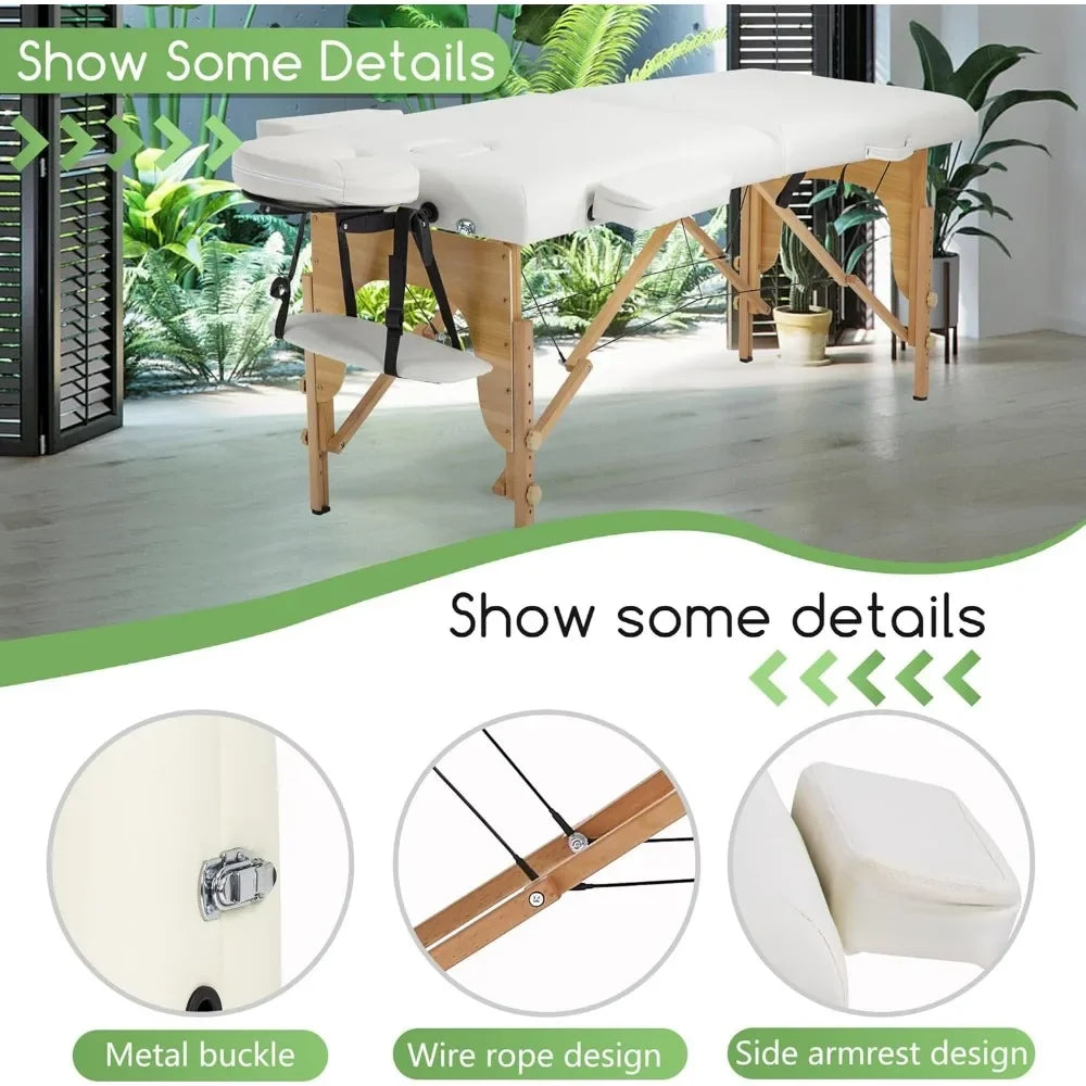 High Concerned Chemical Portable Massage Table 2 Fold