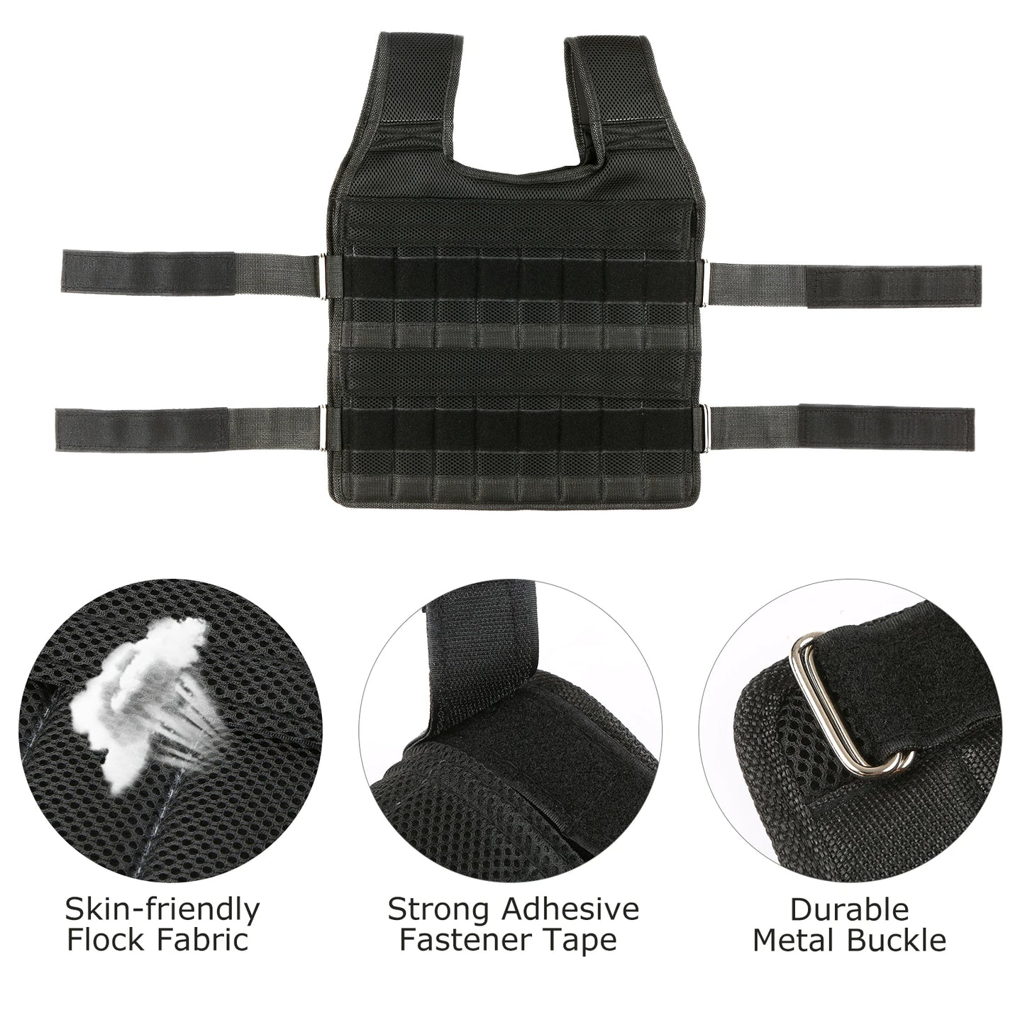 Adjustable Weighted Vest With Leg And Arm Weights 35 Kg