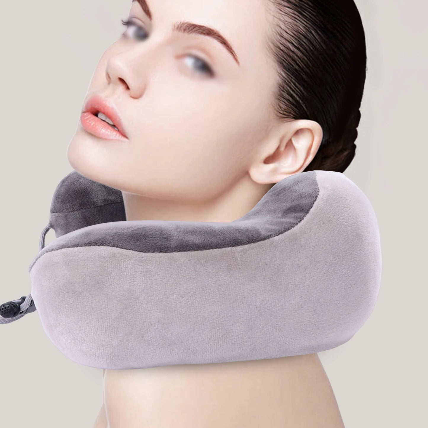 1200mAh Vibrating Neck Pillow Massage For Travel Relief