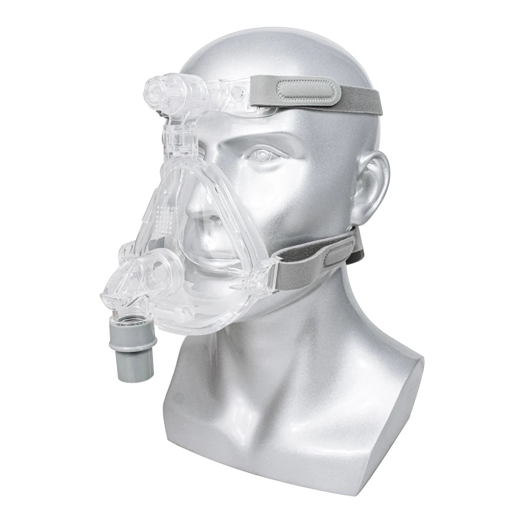 Hign-concerned Full Face CPAP Mask With Adjustable Headgear
