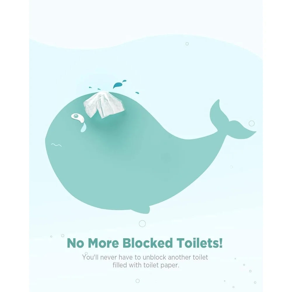 XMSJ Ultra Slim Bidet Attachment Dual Nozzles Wall Mounted