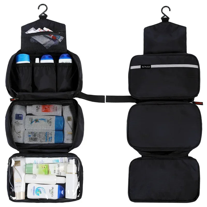 Dawndesslo Hanging Toiletry Bag Waterproof Travel Organizer