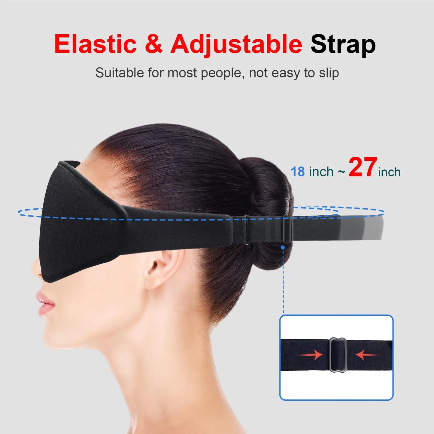 Eyeshade 3D Sleep Mask Memory Foam Eye Shield Blockout