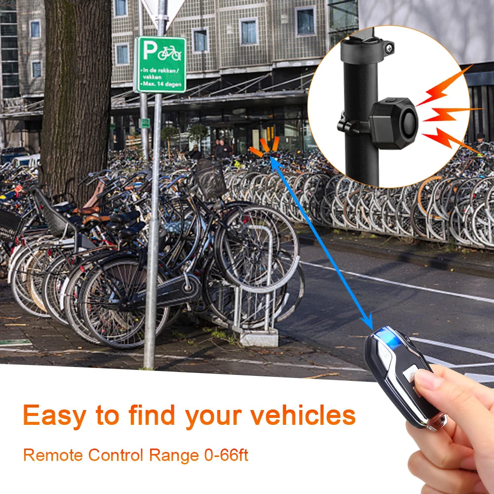 Elecpow Bicycle Alarm Wireless Waterproof Anti Theft