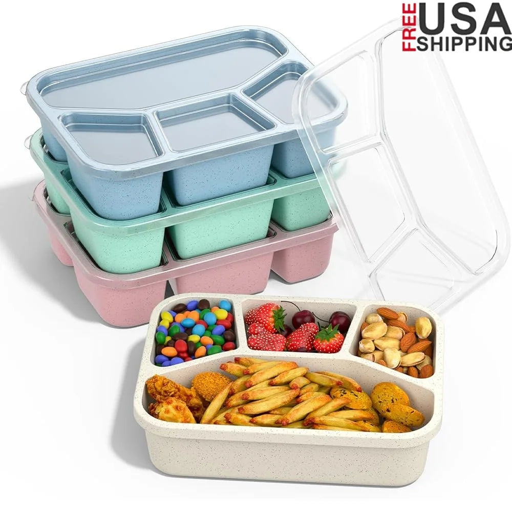Bento Box 4 Compartment Lunch Box For Adults And Kids