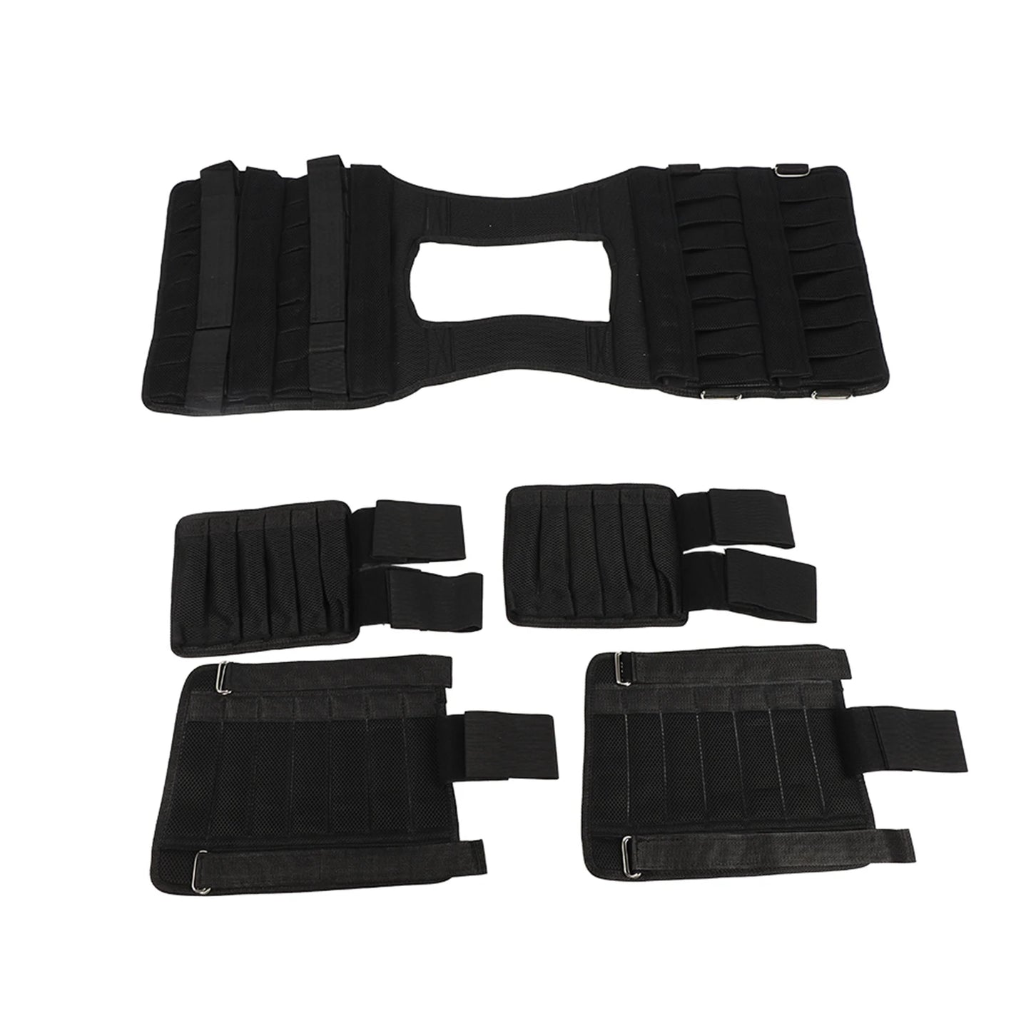 Adjustable Weighted Vest With Leg And Arm Weights 35 Kg