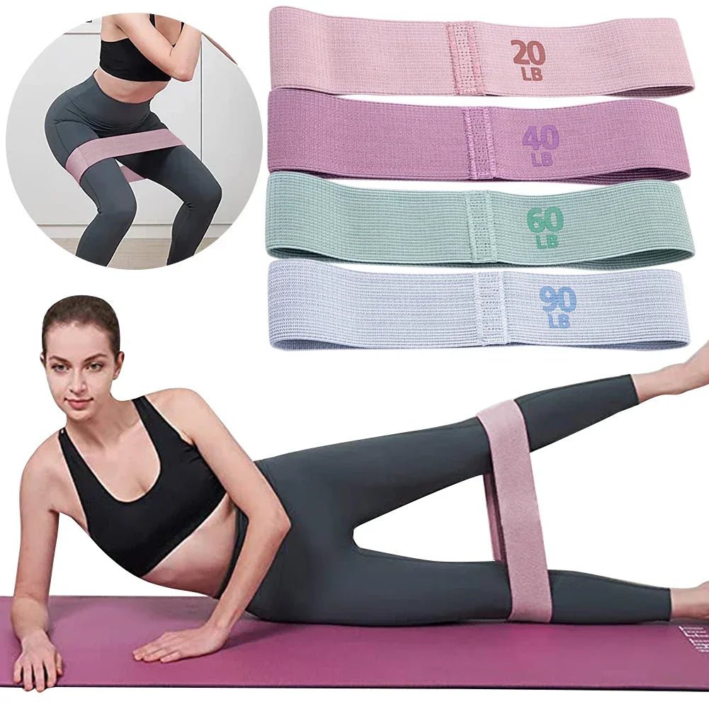 Elastic Workout Bands Anti Slip Squat Expander Glute Thigh