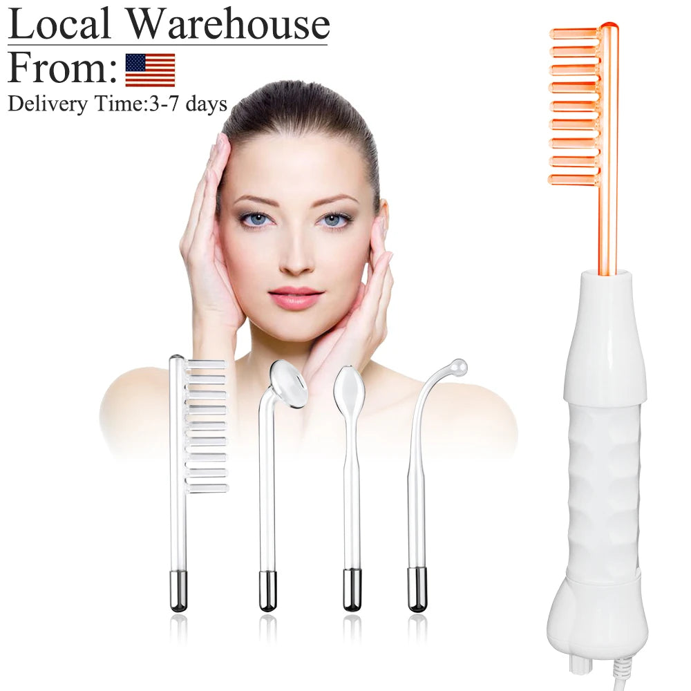 AOKO 4 In 1 High Frequency Facial Therapy Device For Skin Rejuvenation