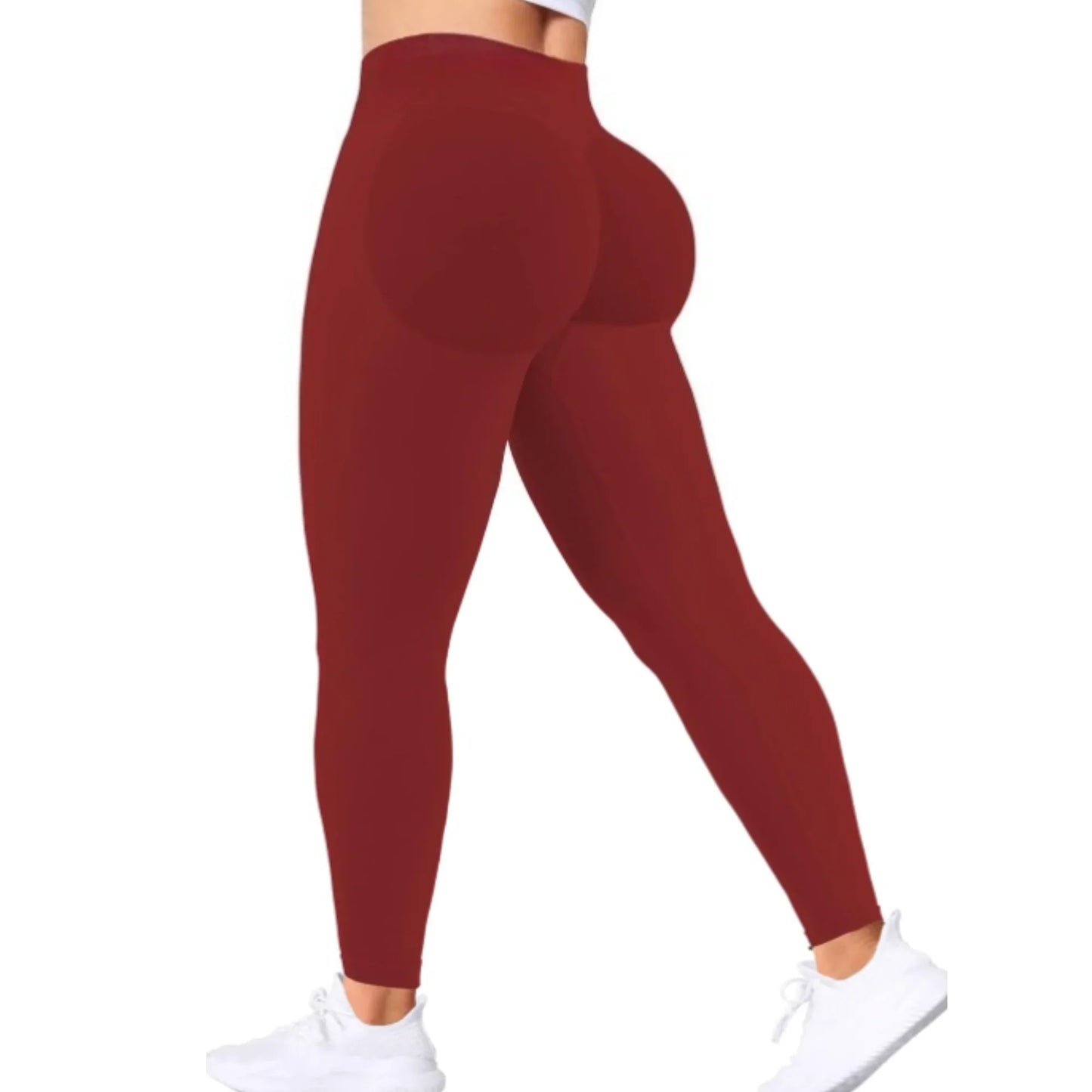 Seamless Women Yoga Pants Three Section Waist Hip Lifting