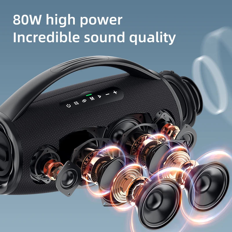 Zealot S97 80W Bluetooth Speaker RGB Light Waterproof Subwoofer