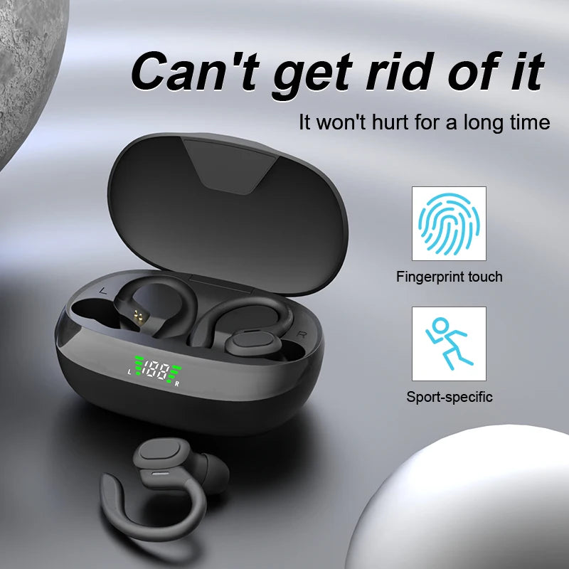 SHUKE Bluetooth Earbuds Wireless Earphones Earhook Headset With Mic