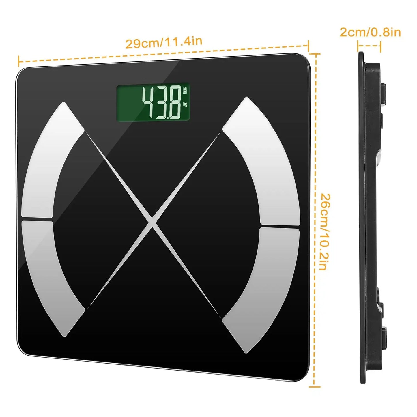 Smart Body Composition Scale With App Sync BMI Analyzer