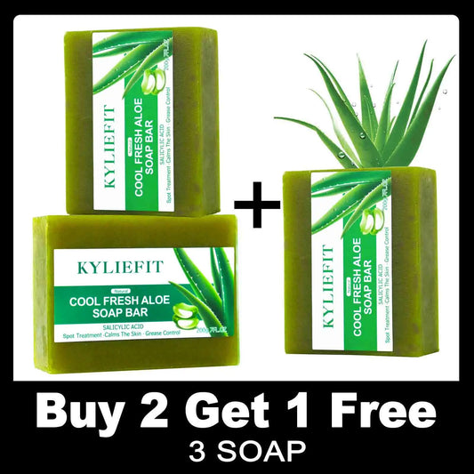 AILKE Aloe Vera Whitening Soap Acne Removal Radiant Skin