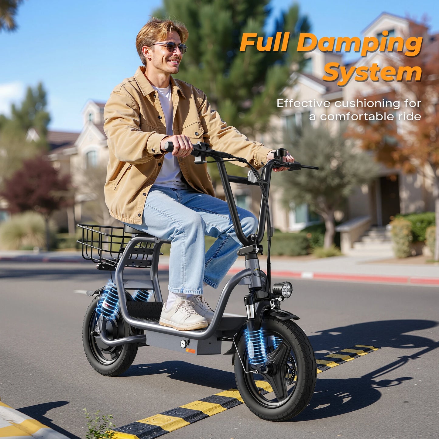 VARUN P5 Adult  Electric Scooter 750W Motor 48V499.2WH Battery City Escooter 14 Inch  Tire Foldable E-Scooter