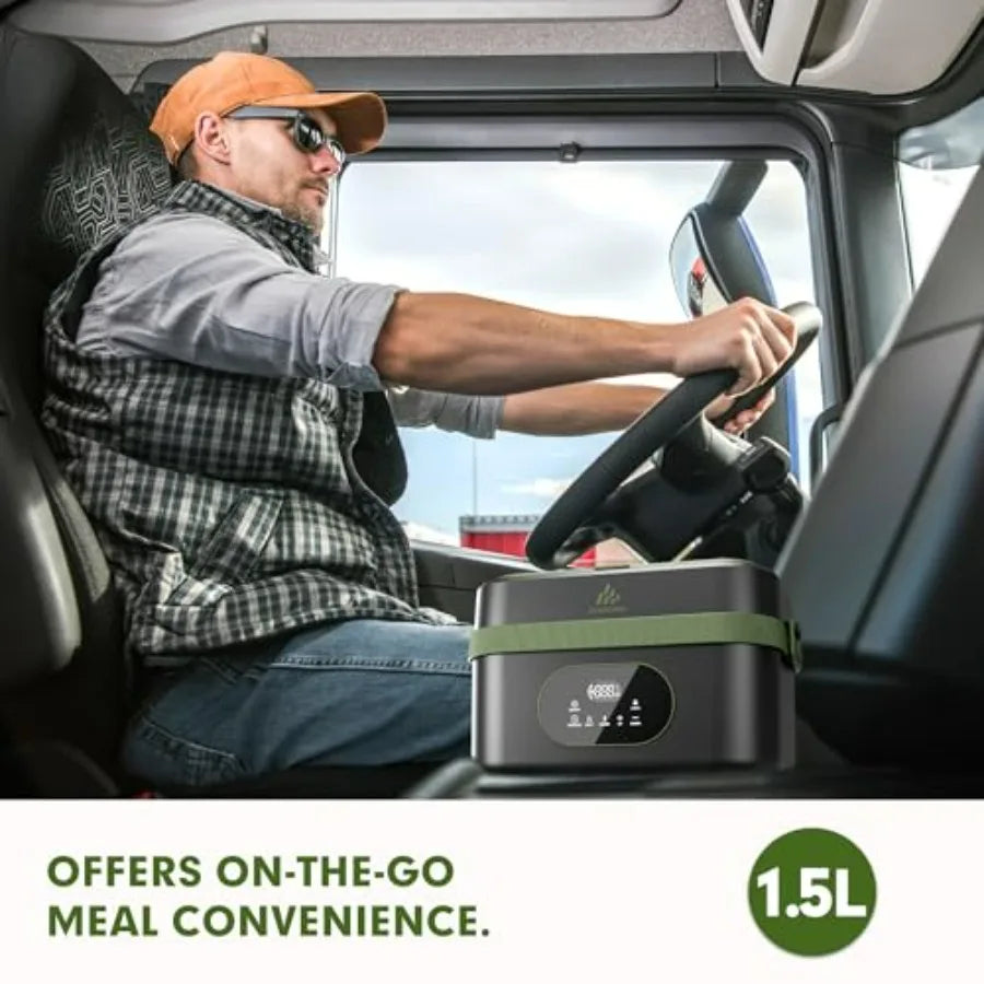 Cordless Electric Lunch Box Self Heating With Smart Timer