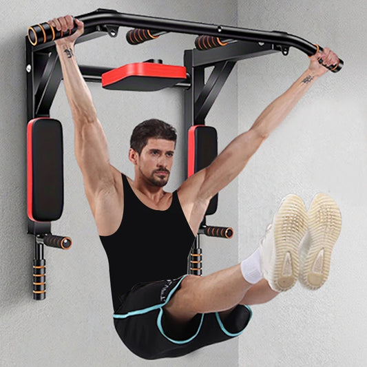 KBQ Multifunctional Wall Mounted Pull Up Bar For Home Gym