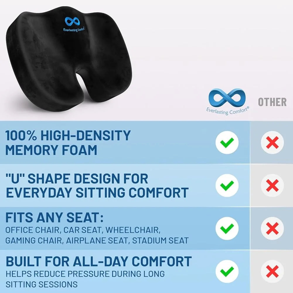 FujianCraft of Weaving MemoryFoam Seat Cushion Office Chair