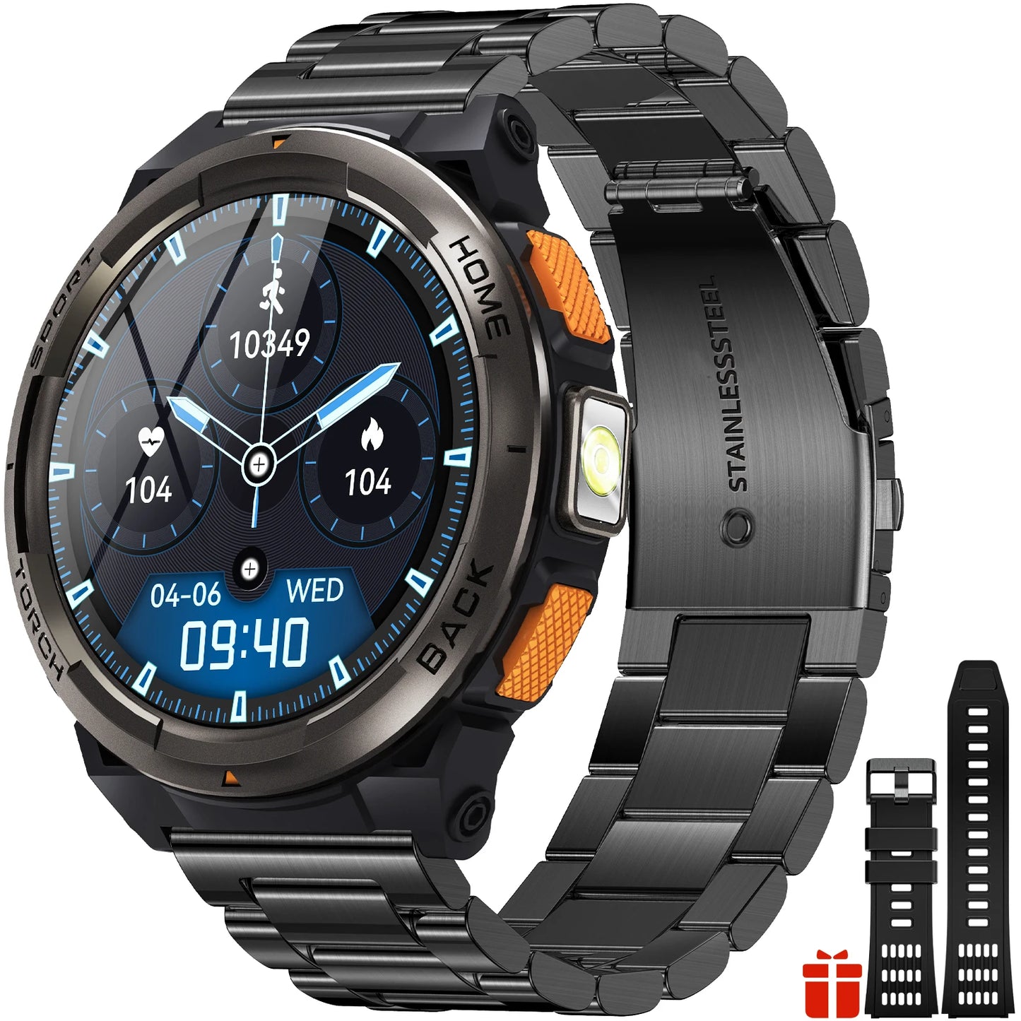 EIGIIS KE5 Smart Watch 3ATM Waterproof Compass Barometer