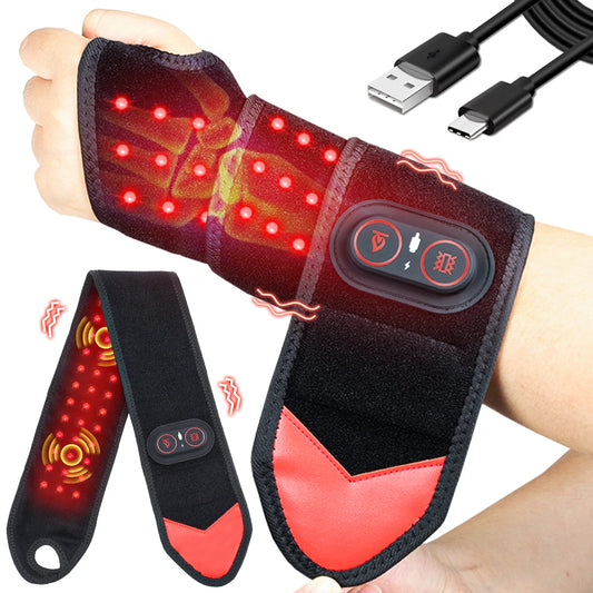 Red Light Therapy Wrap With Heat And Infrared Massager