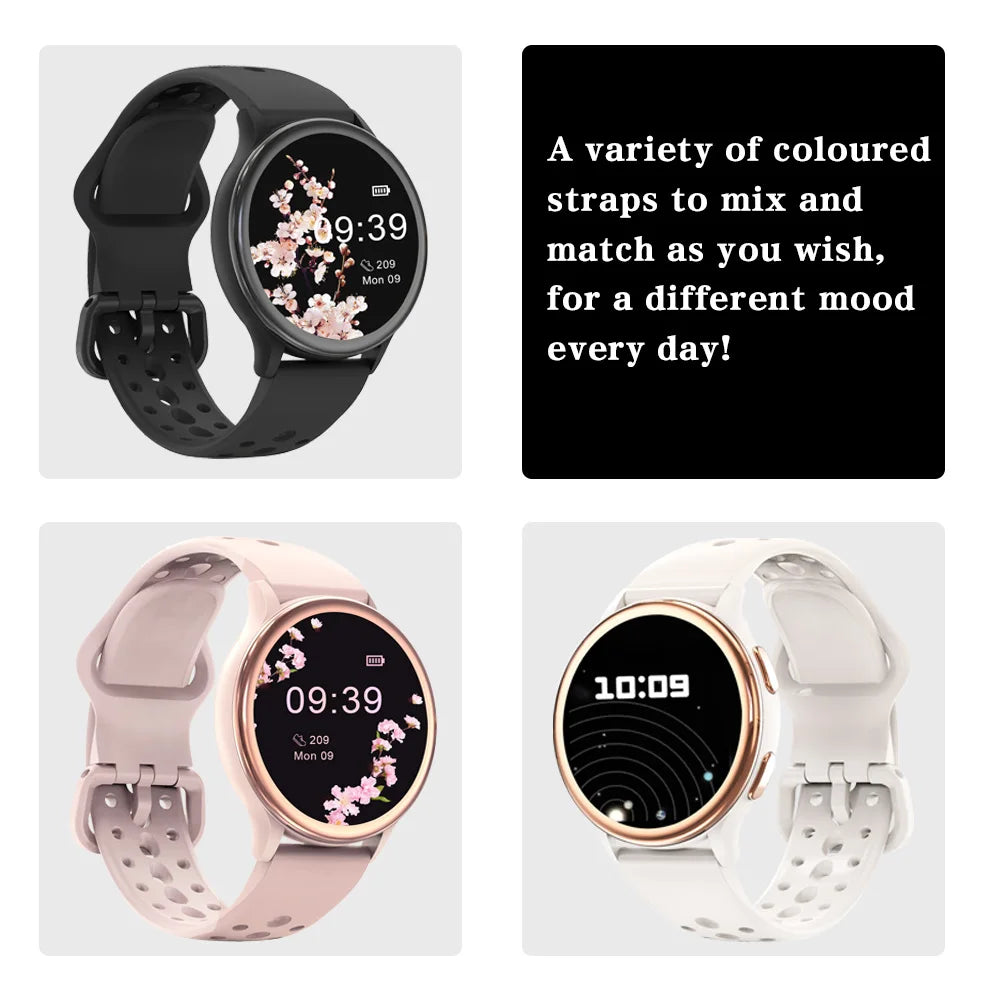 Anyloop Smartwatch for Women Activity Tracker with Health Monitoring