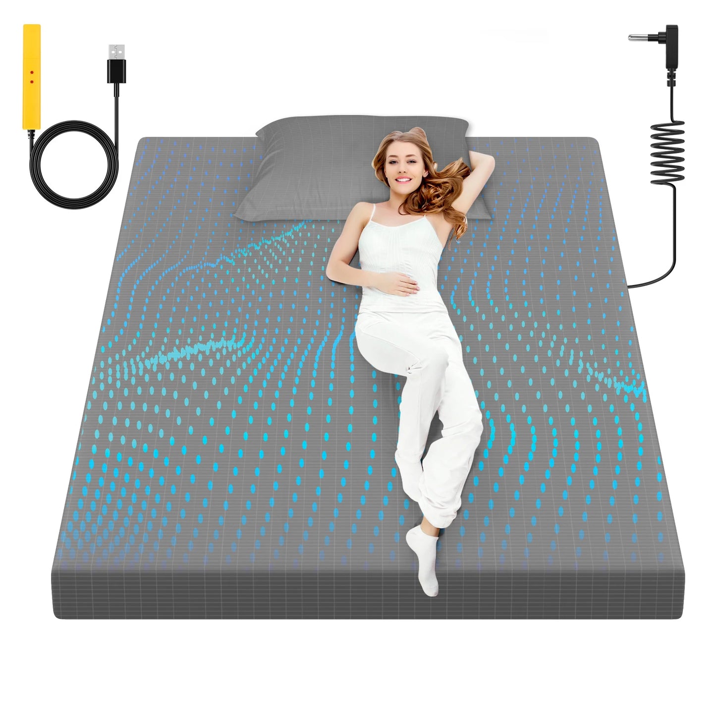 NONECN Grounding Sheet With Silver-Infused Organic Cotton For Sleep