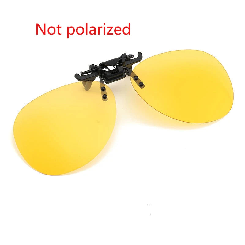 KLASSNUM Polarized Clip On Sunglasses Photochromic For Unisex Driving