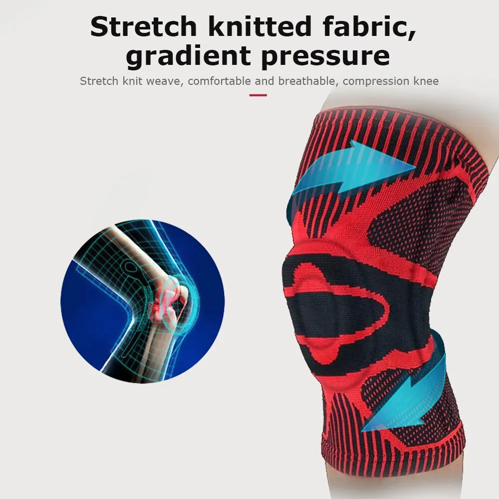 Hign-concerned Knee Brace For Pain Relief With Side Stabilizers Gel Pads For Meniscus Tear Recovery Unisex