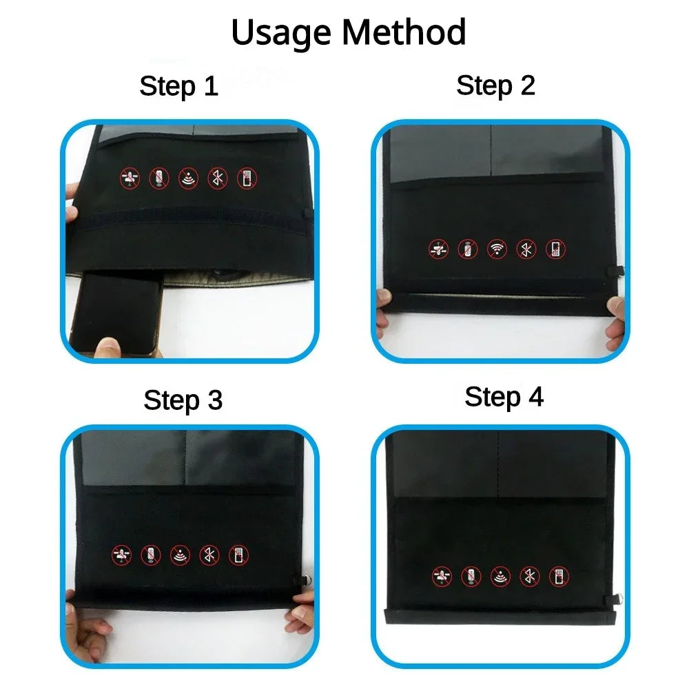YIYUEQIANLIFE Signal Blocking Bag Faraday Cage Pouch For Mobile