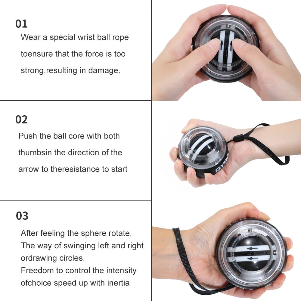 YangChen Wrist Gyro Ball Power Trainer for Forearm Strength