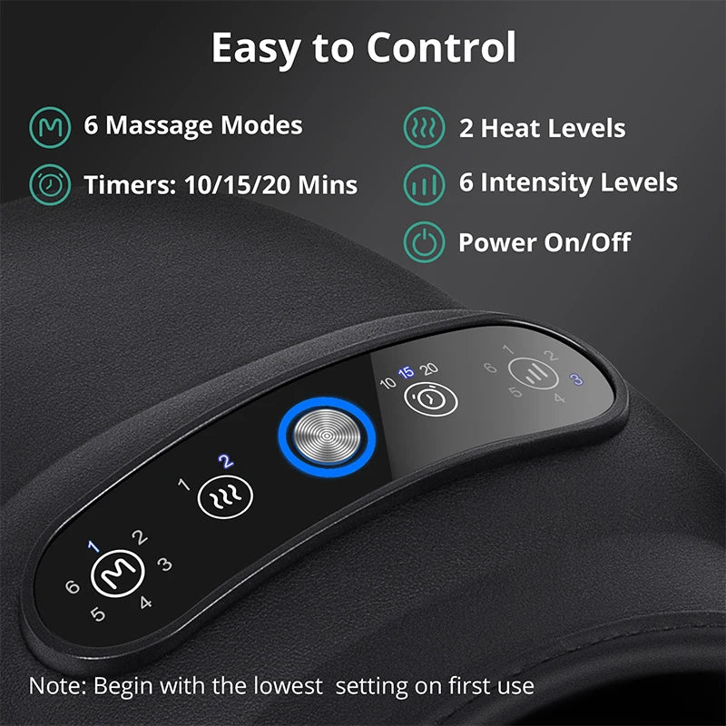Medcursor Wireless Hand Massager With Air Compression And Heat
