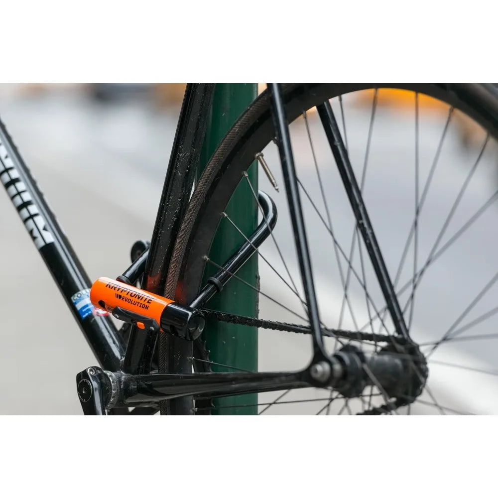 Mini9 Bicycle U Lock Heavy Duty Anti Theft Mounting Bracket